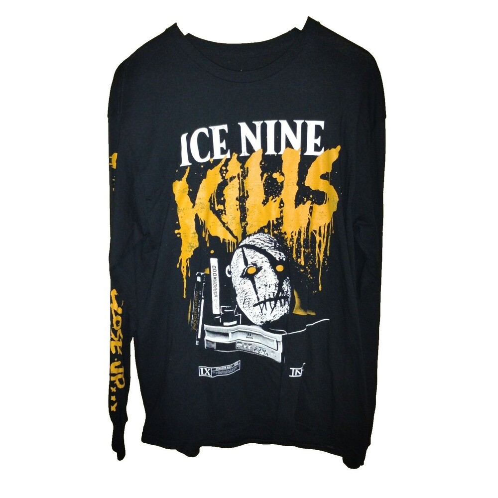 Ice Nine Kills Horrorwood Tour Shirt 2022 Long Sleeve Size Large S2S-19 P2P-22